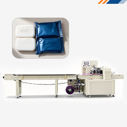 soap packing machine, automatic pillow packaging machine for solid soap bar wrapping